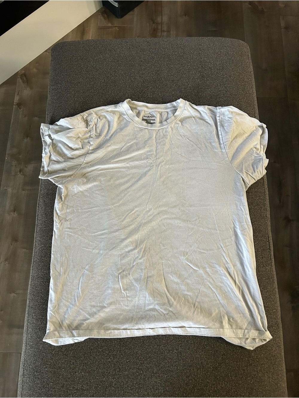 Goodfellow & Co White Short Sleeve Crew Neck T-Shirt